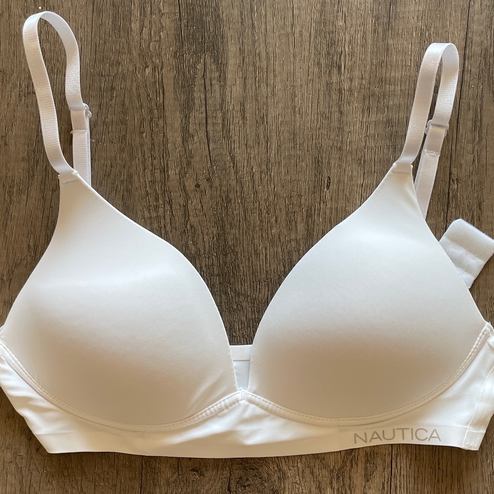 Nautica Women's Classic White Bra